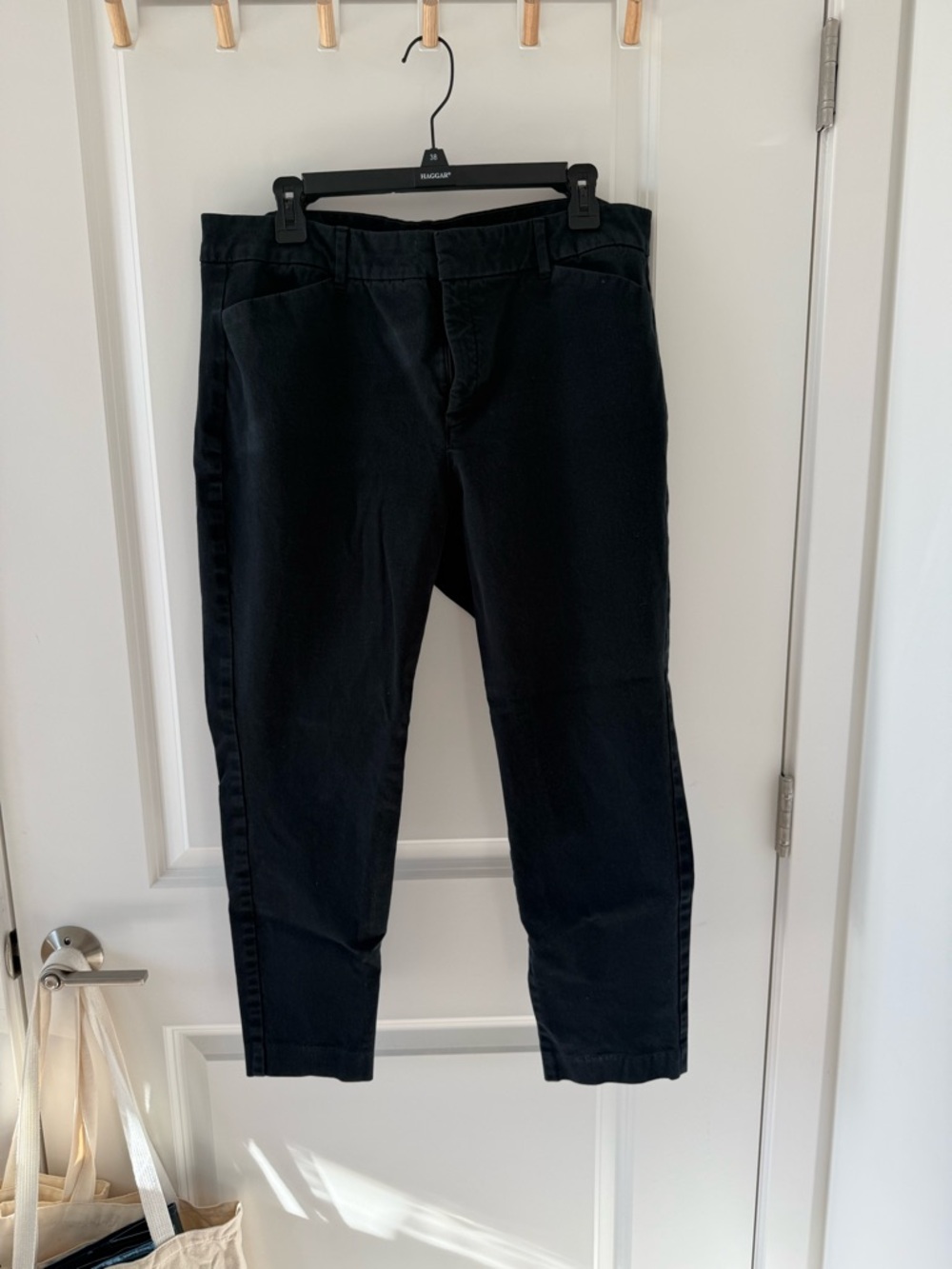 Black High-Rise Pixie Pant